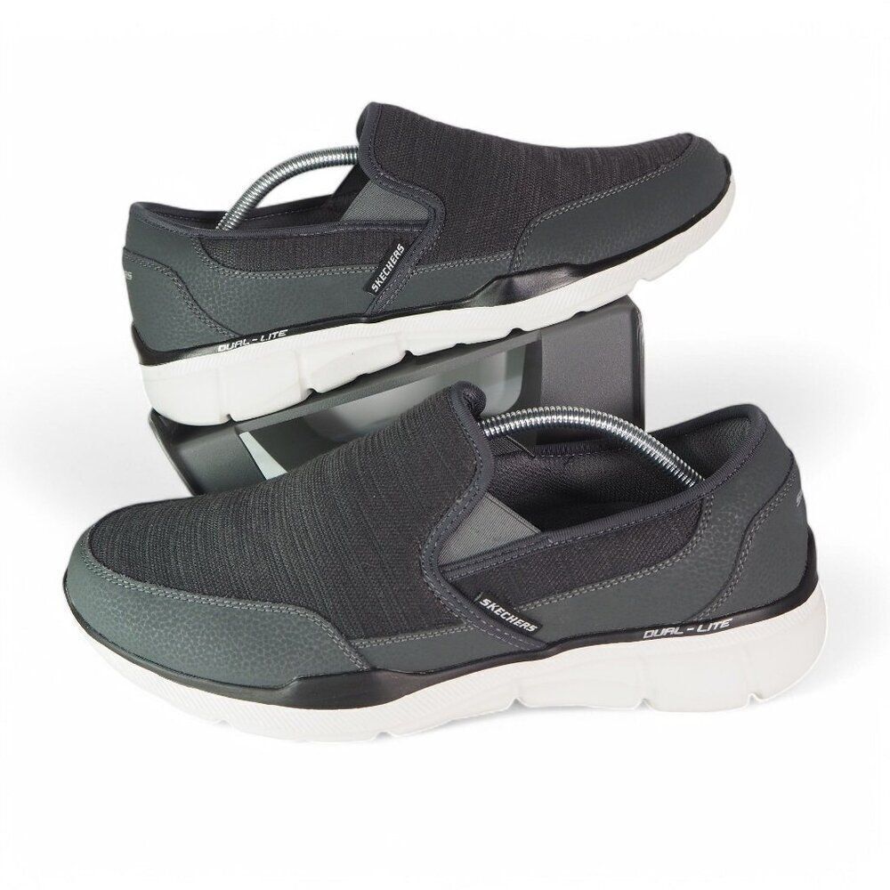 Skechers Equalizer 3.0 Relaxed Fit Memory Foam Slip-ons Shoes 58809S Men's 12‎